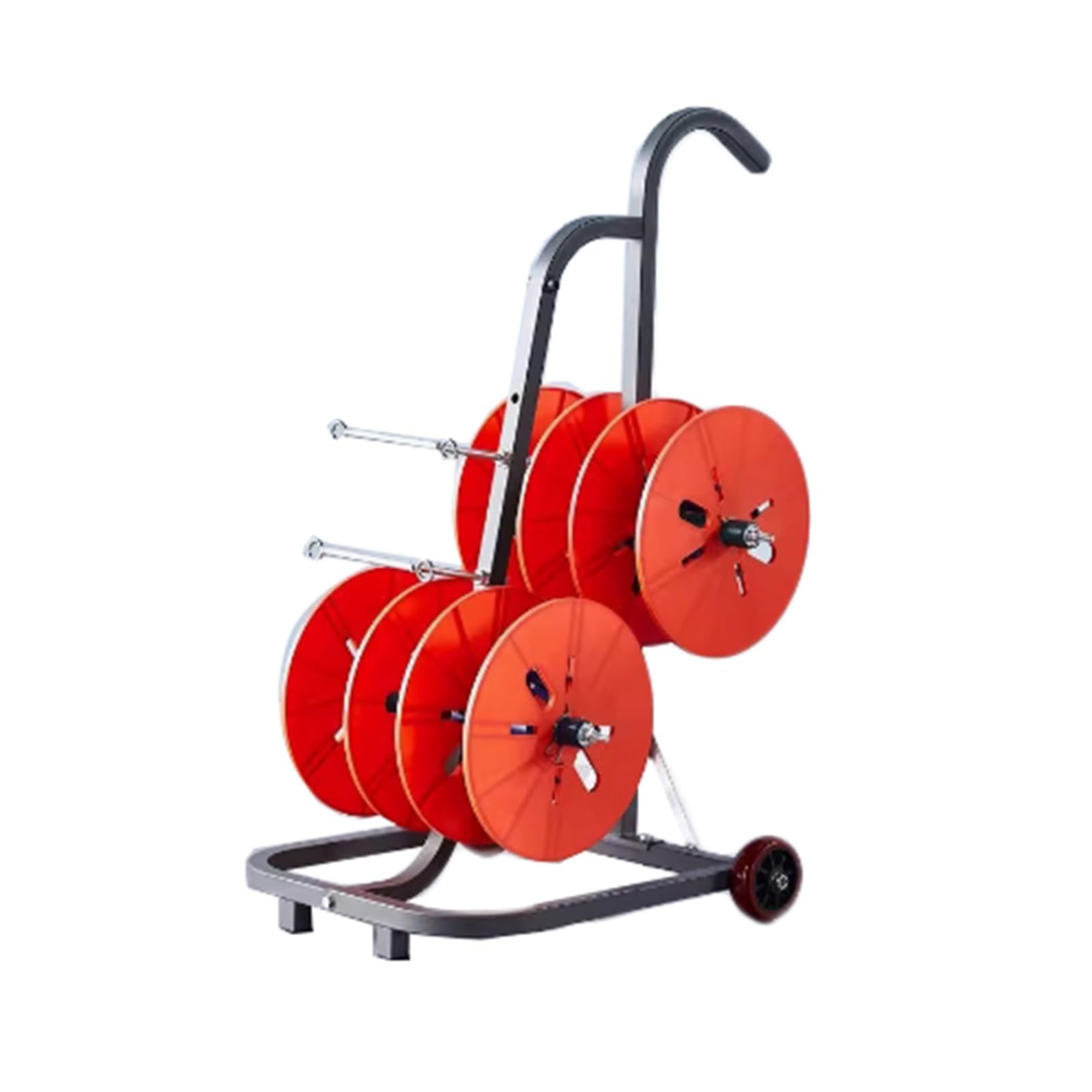 Support de câble robuste et porte-moulinet mobile pour garage
