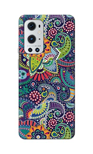 Image of Printed Hard Back Cover Case for OnePlus 9 Pro Back Cover (Miraculous Patterns) -1803
