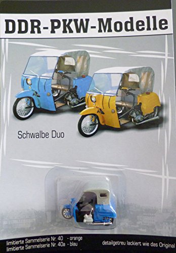 vielesguenstig-2013 DDR PKW Modell Sammlermodell Simson Krause Duo blau - Nr.40a