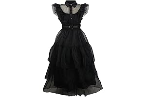 Wednesday Prom Dress Costume Cosplay for Ladies Halloween Outfit