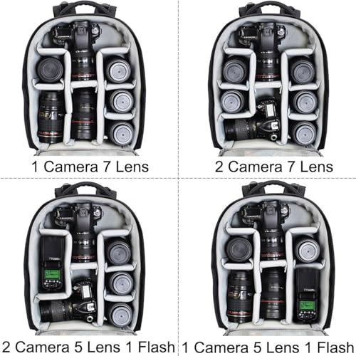 CADeN Camera Backpack Professional DSLR Bag with USB