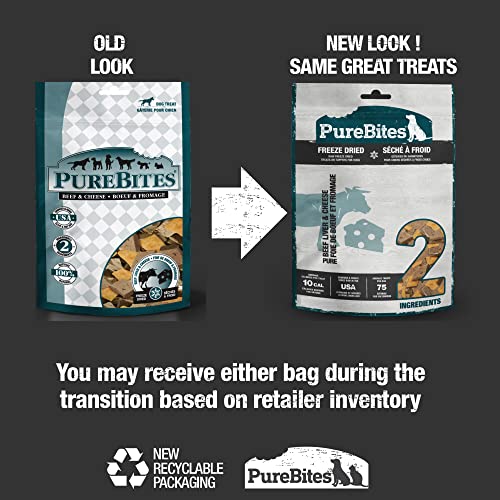 PureBites Freeze Dried Beef Liver & Cheese Dog Treats All Natural 4.2-Ounces – Image 3