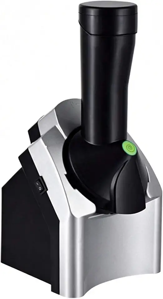Máquina de Sorvete Caseiro Bivolt 110/220V para Frutas e Sobremesas Geladas Veganas