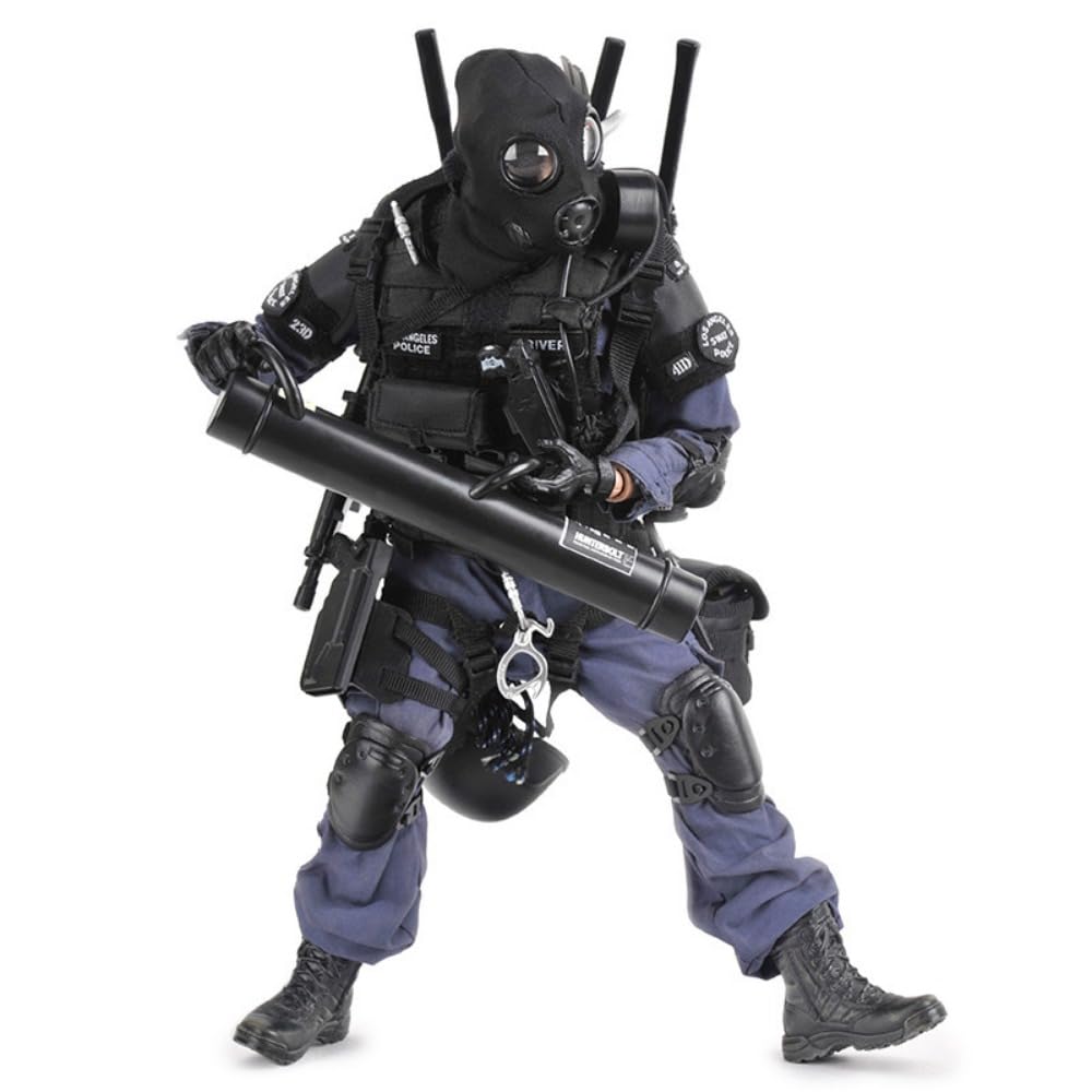Amazon | 1/6 ミリタリ フィギュア SWAT 特殊部隊 ロサンゼルスポリス
