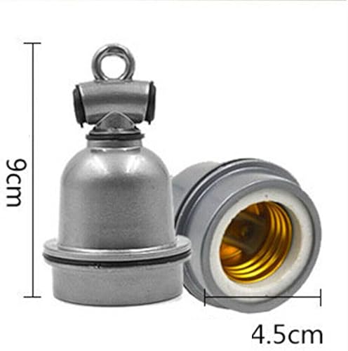 Lámpara de calor para mascotas, 2 piezas tipo E27, accesorios de bombilla de cerámica infrarroja impermeable para crianza de mascotas