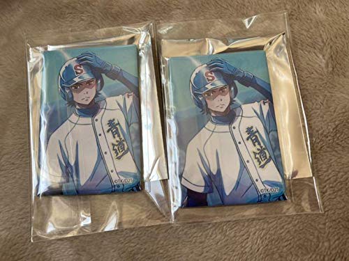 Amazon | ダイヤのA アベマ Abema スクエア缶バッジ 御幸