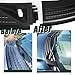 LIULANGXY Windshield Wiper Cowl Cover Panel Grille Compatible with 2009-2014 Ford F150, Left & Right Side Front Insert Panel with Clip, Replaces# FL3Z15022A69A (Without Nozzles Hoses)