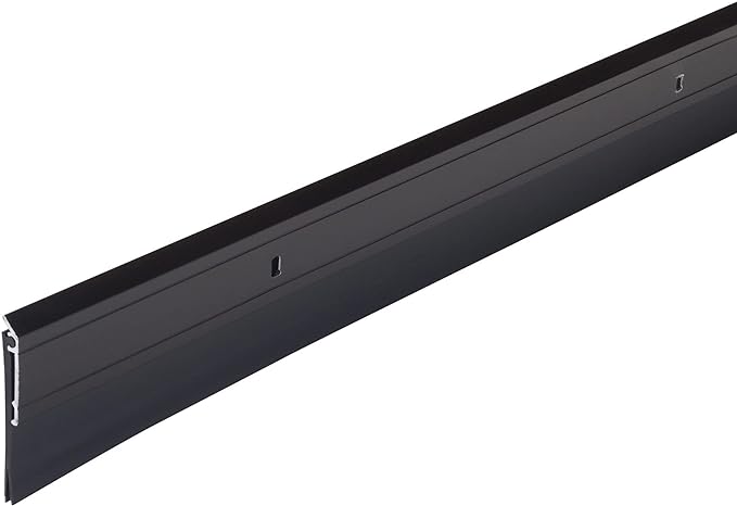 M-D Building Products 05652 All-Season Door Sweep, Heavy Duty Aluminum and Vinyl, Ideal for Residential & Commercial Use, Easy Installation, Ensure Comfort and Save Energy (36 Inch, Bronze)
