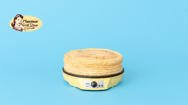Crepiera Elettrica Bestron Retrò - Per Crêpes Ø30cm, 1000W, Antiaderente, Con Accessori - Foto 4