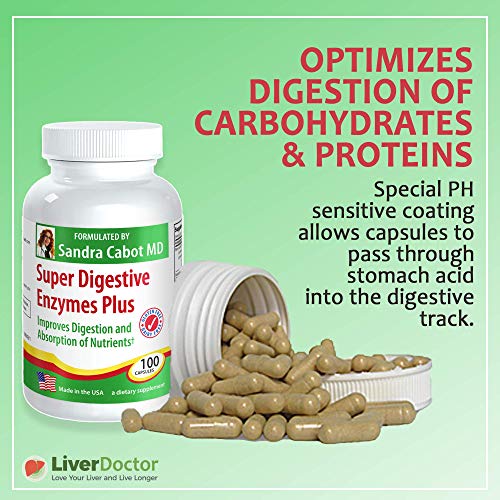 Liverdoctor Super Digestive Enzymes - Digestive Enzyme Supplement, Better Digestion, Metabolism & Nutrient Absorption, Bloating And Gas Relief, Constipation Relief #TOP4