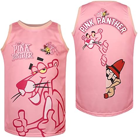 Men’s 3 Pink Basketball Jersey Fashion Hip Hop Sports Fan Clothing for Party Vest White Black Pink S-3XL