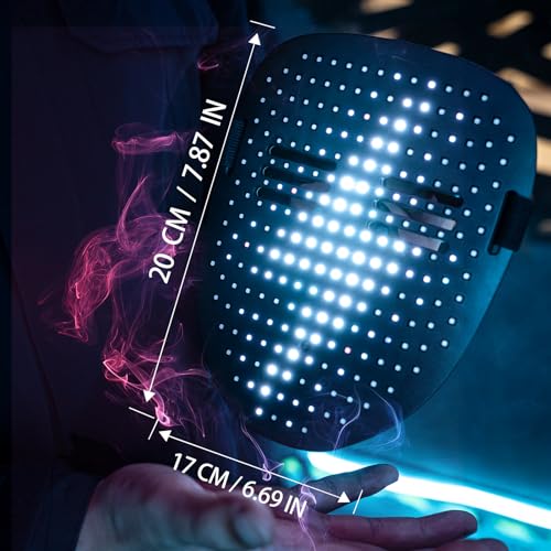 MOYACA Led Mask Light up Mask with Gesture Sensing, Cool Toys Men Boys Gift by MOYACA - Used condition - Image 4