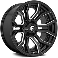 Fuel Off-Road Rage 6 Gloss Black w/Milled Accent Wheels 20 In 20x9 +01 D71120909850