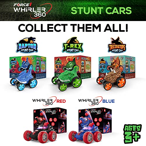 image for Force1 Dino Whirler T-Rex 360 Stunt Car Mini RC Car for Kids - Mini St