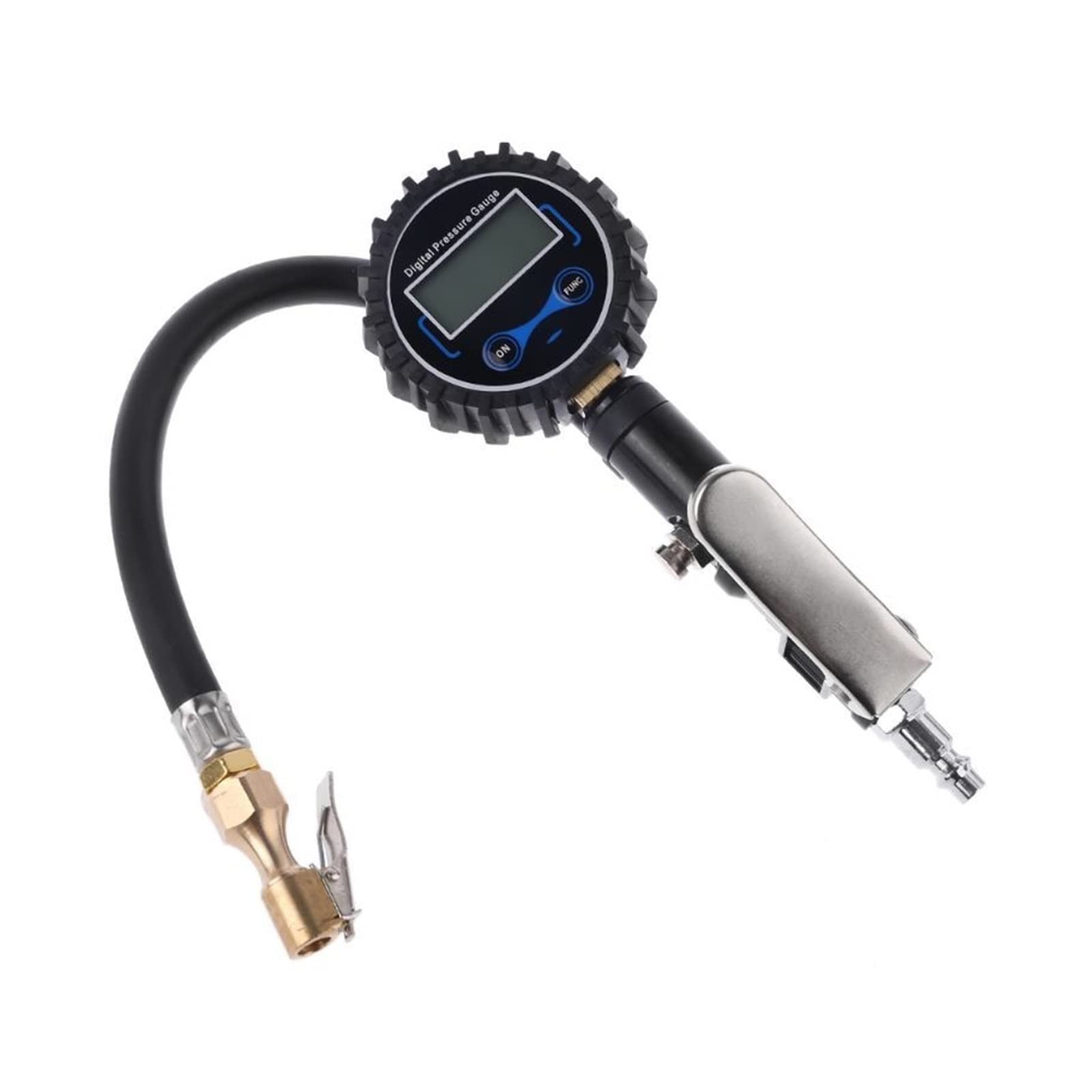 HMTE Inflador de neumáticos Digital con manómetro 200 PSI Mandril de Aire Apto para camión/Coche/Bicicleta