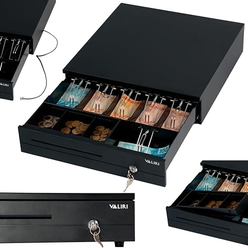 Caixa Registradora Automática e Manual Gaveta De Aço Para Loja Co...