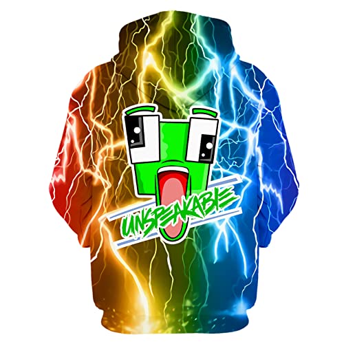 Kjoduhu Boys And Girls Fashion Sweatshirt, Teen 3D Printed Game Hoodie Qw01-10-12 Years (M) #TOP1