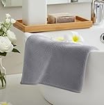 The Better Home Face Towel (40 * 60cm) | Face Towel for Women | Microfiber Towel | Machine Washable | Quick Drying | Easy to Carry | Gym Towel for Men Workout (1Pcs – Grey)