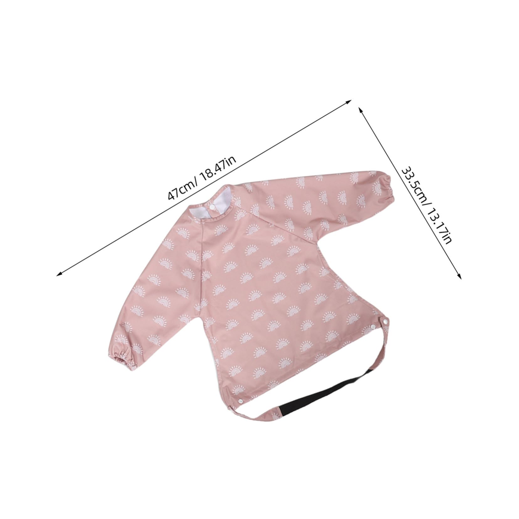 Abaodam 2 Piezas Baberos Impermeables para Manga Larga Delantal Antimanchas para Bebés con Cobertura para Comer y Fácil Limpieza