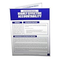 Restorative Practices: Highly Effective Accountability Cheat Sheet 1734874104 Book Cover