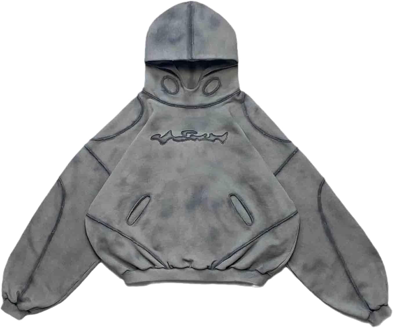 Men's Hoodie Retro Long Sleeve Hoodie Coat Hip Hop High Street Y2K Hoodie Gothic Hoodie Sweatshirt