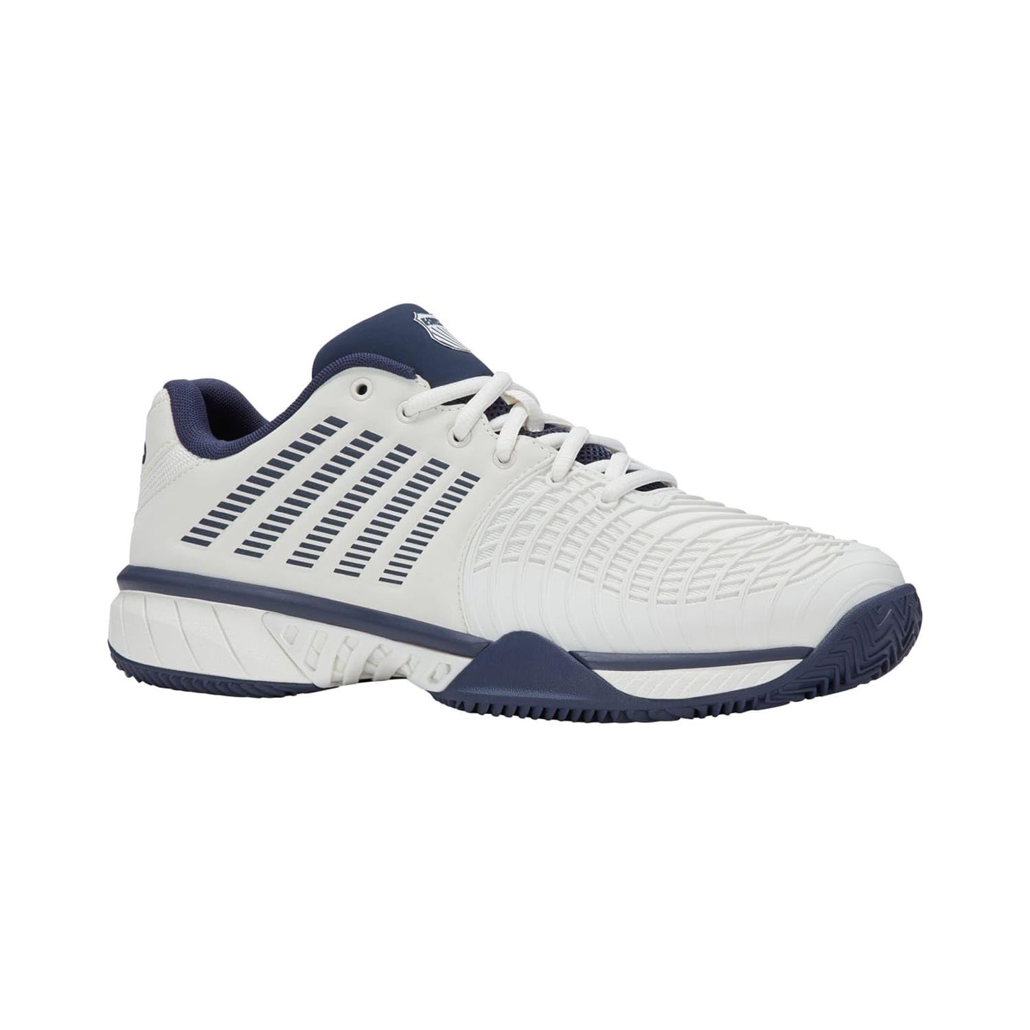 K-Swiss Express Light 3 Clay, Scarpe da Tennis Uomo, Accademia Navale Blanc De Blanc, 49 EU