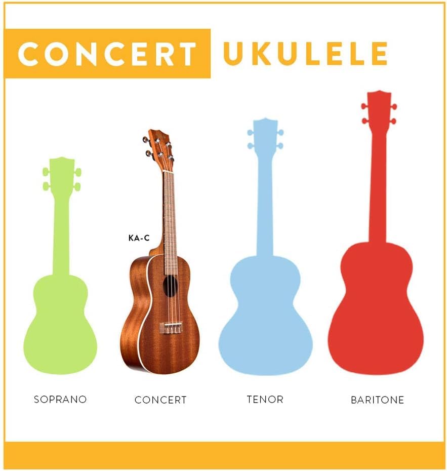 Kala Satin Mahogany Concert Ukulele - KA-C Bundle with a Tuner and Polishing Cloth - Image 6