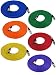 GLS Audio 25ft Mic Cable Cords - XLR Male to XLR Female Colored Cables - 25' Balanced Mike Cord - 6 Pack
