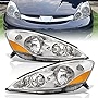AJP Distributors Chrome Housing Amber Reflector Corner Signal OE Style Halogen Headlights Headlamps Bumper Lights Driving Lamps Assembly Pair Compatible/Replacement For Sienna 2006 2007 2008 2009 2010