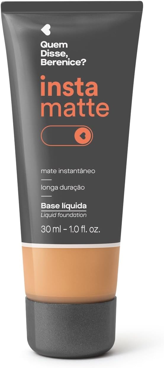 Base Líquida Instamatte 260O 30ml Quem Disse, Berenice? — Melhor para pele com controle de brilho
