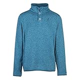 PREMIUM MATERIALS | Soft polyester fleece material locks in heat for comfortable all day wear