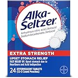 Alka-Seltzer-Extra Strength Tablets, Extra-Strength Antacid & Pain Relief, Original (24 Tablets)