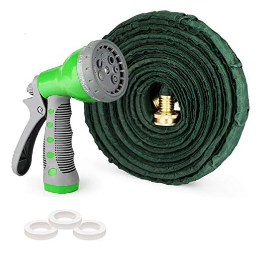 AUTOXEL Expandable Garden Hose,50 ft Leakproof Lightweight Garden Water Hose High Pressure Hose Spray