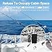 20Ah Ultra-High-Capacity Fish Finder Power Battery and Charger Kit,Compact & Portable for Kayak,Compatible with GPS,Fish Finders,and Most 12V Electronics,with a Reusable Lifespan of at Least 5 Years