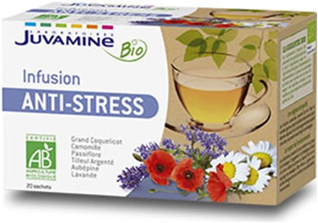 Juvamine Organic Anti-Stress Infusion 20 Sachets