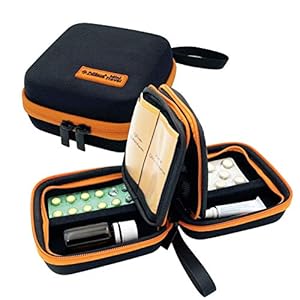 PILLBASE Mini-reisapotheek – kleine medicijntas voor noodgevallen – lege EHBO-tas – praktische medische opslag…