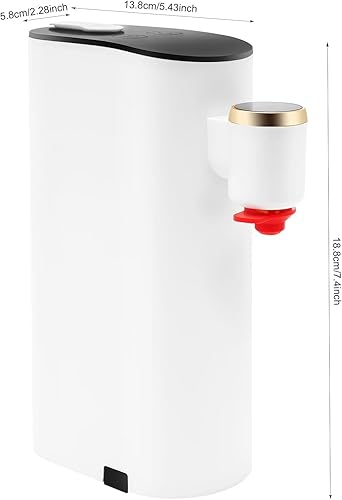Miniatura 9 de Dispensador de agua caliente instantáneo, mini dispensador de agua caliente portátil de escritorio para viajes, máquina de agua mineral embotellada