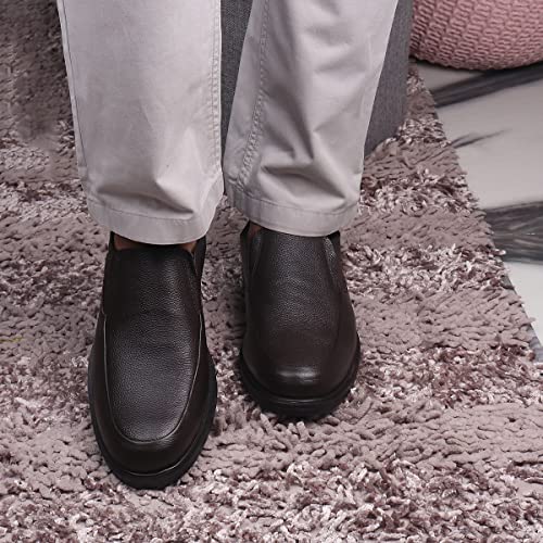 Image of Red Chief Classic Slip-On | Men's Formal Shoes for Office | Black | TPR Sole | RC3862