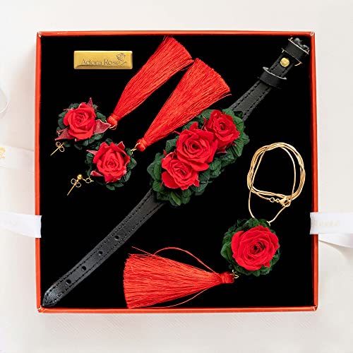 Adora Rose Royal Set Real Flowers For Delivery Prime| Real Roses That Last A Year| Fresh Flowers| Unique Gifts For Women, Mothers Day, Valentine’s Day, Birthday, Anniversery| Forever Roses #TOP6