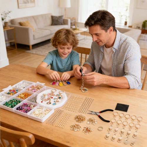Kit para la elaboración de llaveros para proyectos artísticos que aleja a los niños de las pantallas 2
