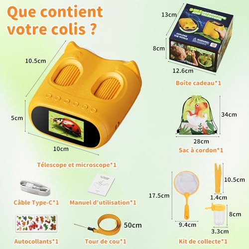 Microscope rechargeable par USB pour éviter les pannes de batterie - 7