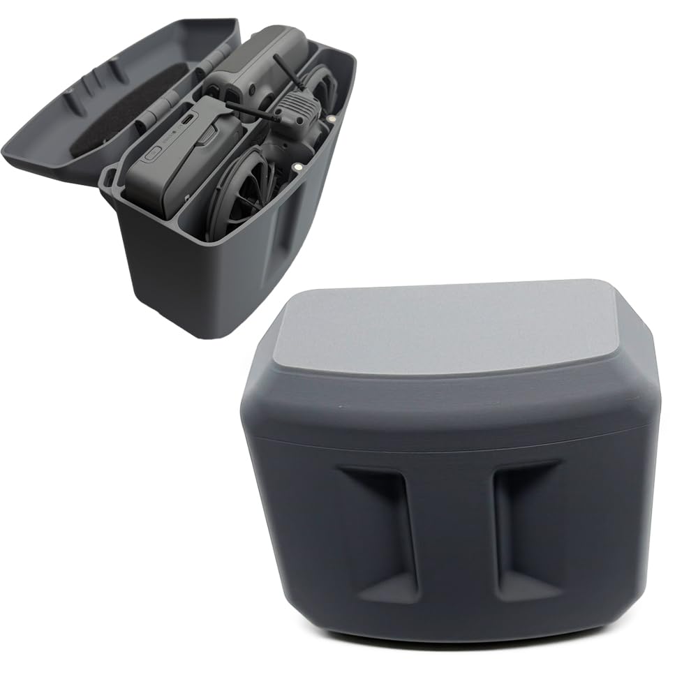 Scatola portaoggetti per DJI Neo 2, custodia protettiva da viaggio portatile, antiurto, custodia protettiva rigida con coperchio magnetico e cinghia regolabile, può ospitare hub batteria e controller