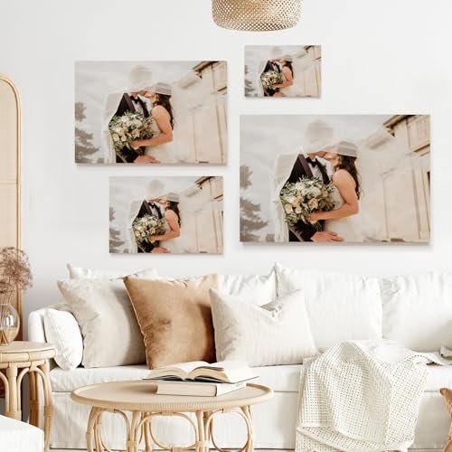 Impression sur toile de qualité supérieure avec cadre élégant pour salon - 3