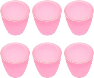 Beaupretty 6pcs Self Watering Flower Pot Plastic for Balcony Walkway Plants | Pink, Lightweight Design, Easy to Carry, Suitable for Flowering Annuals and Perennials
