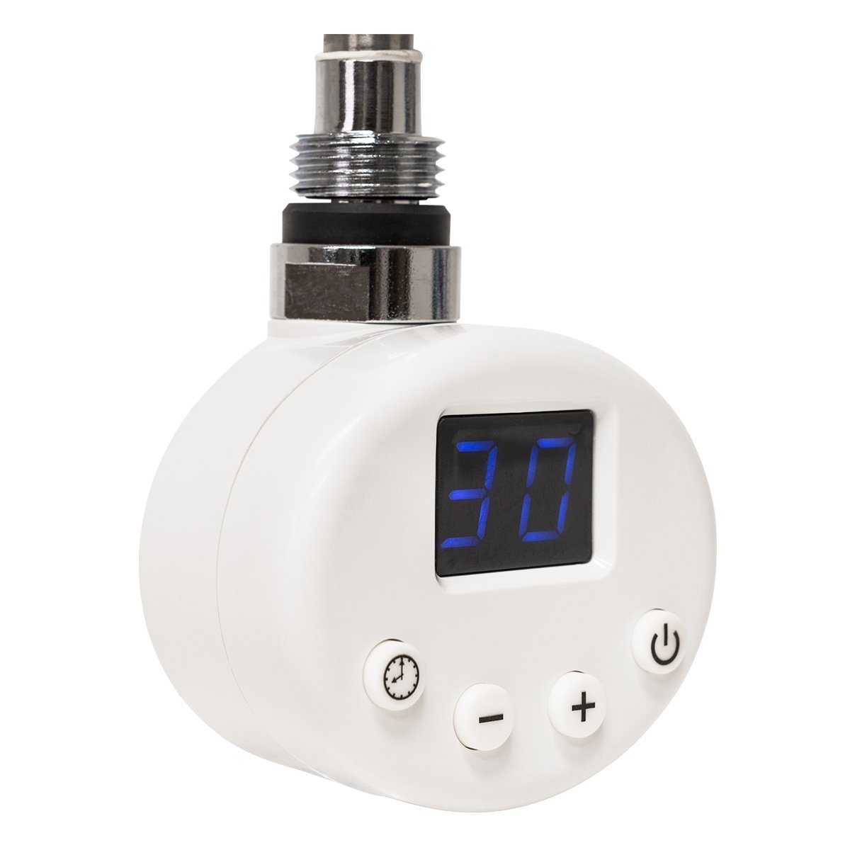 Warmehaus White 500W Thermostatic Digital Lcd Heating Element Electric For Heated Towel Rail Radiator