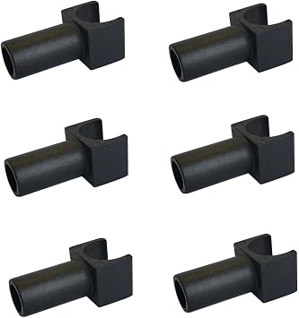 Replacement of The Wheelchair Seat Rail Guide, Fit 7/8 Inch Tubing,Universal Parts for Transports Chairs and WheelchairBlack 6