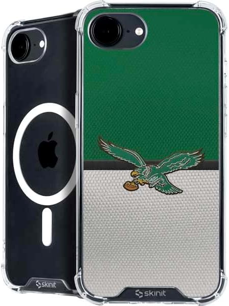Skinit Phone Case Compatible with MagSafe iPhone 16e - Officially Licensed NFL Philadelphia Eagles Design