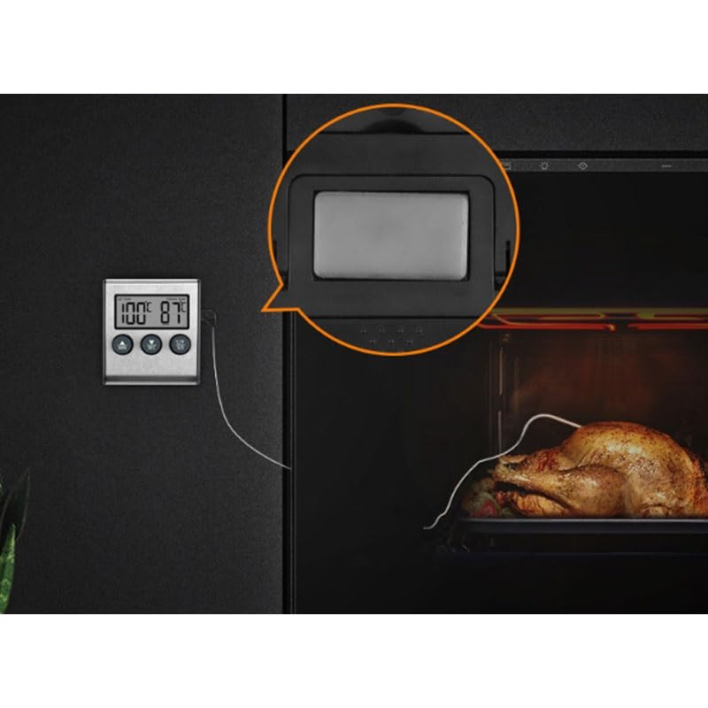 ABS Food Thermometer Probe Button Kitchen Barbecue Electronic Temperature Measurement
