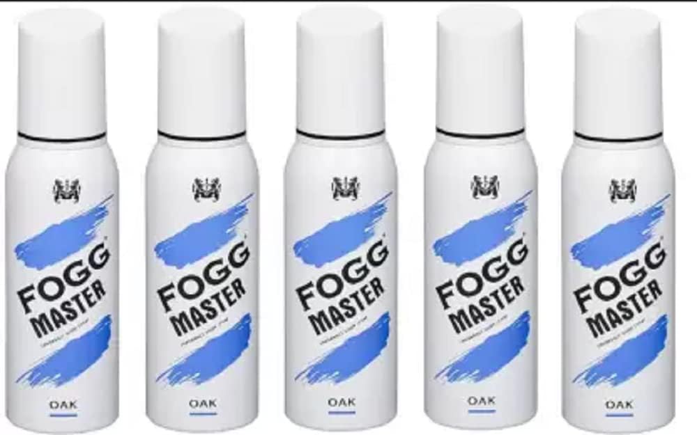 FOGG Master Oak Fragrance Body Spray 120ML Each(Pack of 5) Body Spray - For Men & Women (600 ml, Pack of 5)