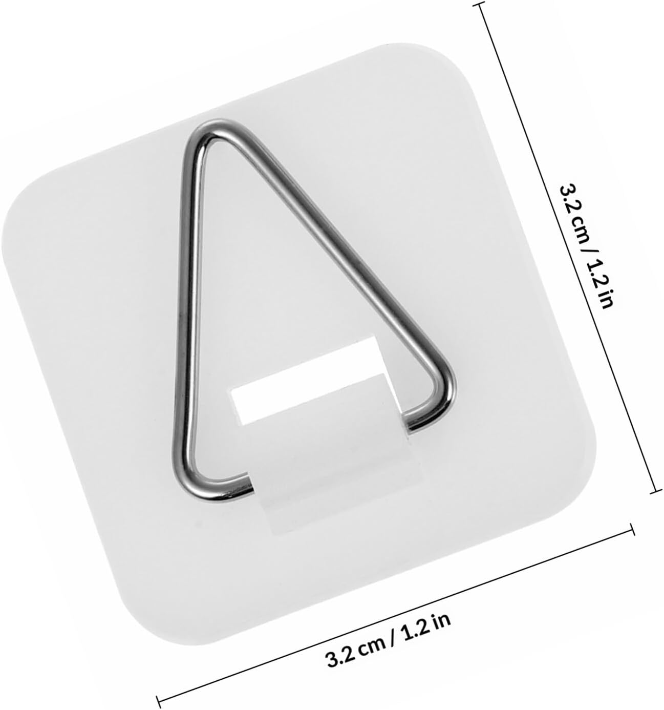 SEWACC 100pcs Large Invisible Plate Hangers Vertical Plate Holders Wall Dish Hooks Multi-use Fixing Hangers for Kitchen Dish Storage and Display